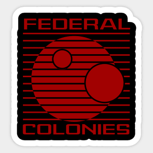 Federal Colonies Sticker